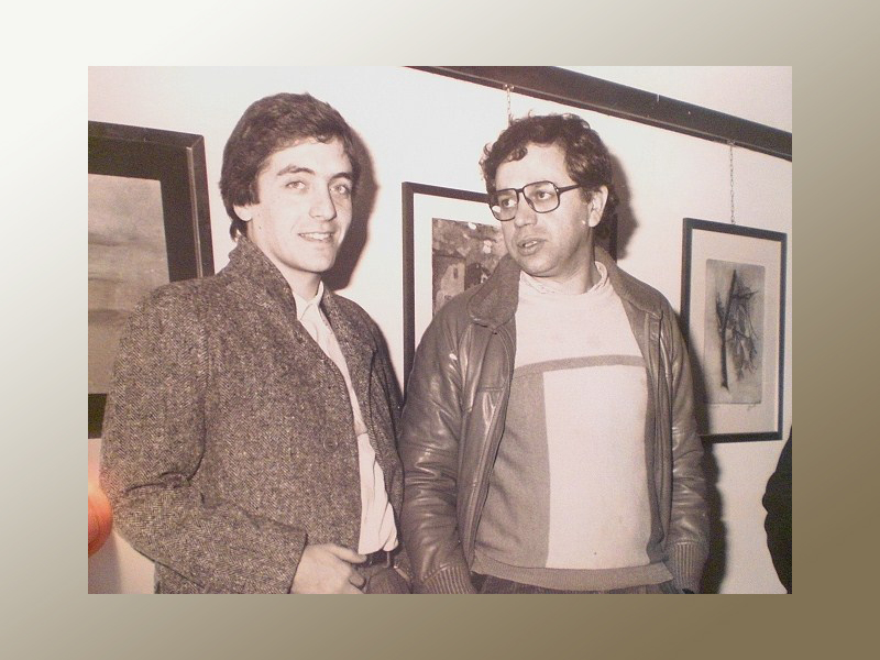 1979 Franco Moscadelli giovane maestro ad una sua personale
