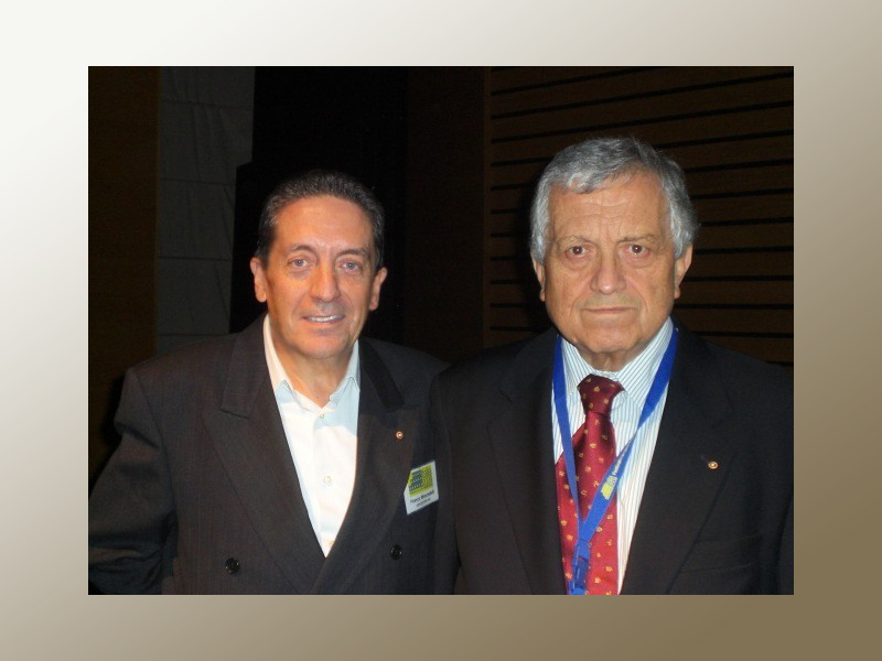 2009 Franco Moscadelli con Morolli a Roma per la mondiale
