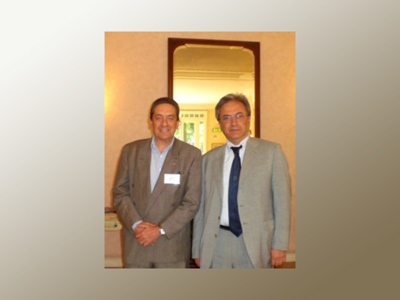 Franco Moscadelli con l'ex sindaco di Salsomaggiore T.me l'on. Massimo Tedeschi