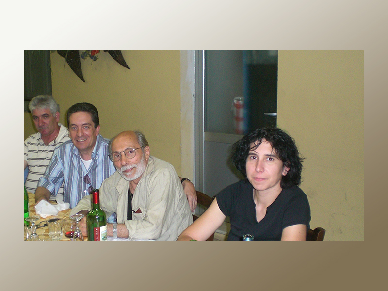Franco alla cena del club con Salvaggio Lorenzo Veracini e Mara Barbieri