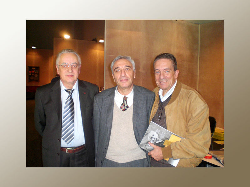 Franco con Roberto Monticini e Renato Baldoni noto 