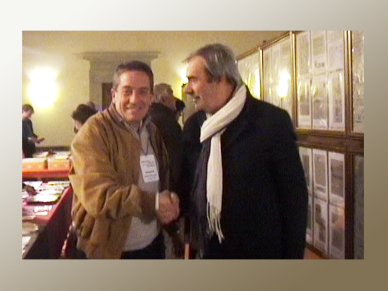 Franco premiato dall' ex sindaco di San Miniato Vittorio Gabbanini